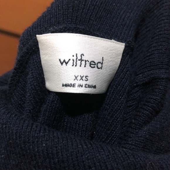 Aritzia Wilfred Rebecca sweater cropped turtleneck - Picture 3 of 4